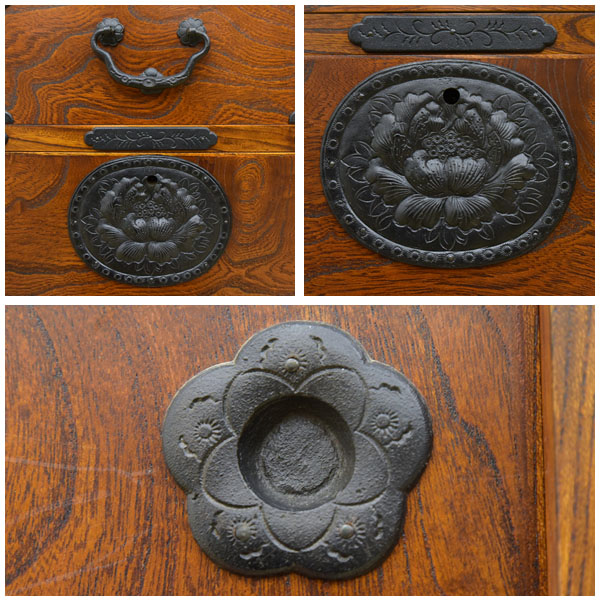 岩谷堂箪笥 欅材 南部鉄器 | T7685☆美品☆岩谷堂箪笥☆整理箪笥
