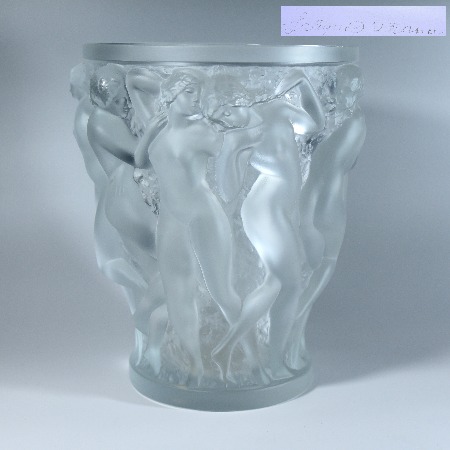 ラリック LALIQUE / France Rene Lalique バッカスの巫女花瓶