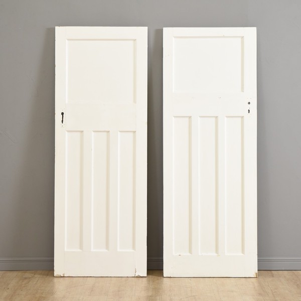 Rocca 英国アンティーク シャビーシック 木製ドア2枚セット