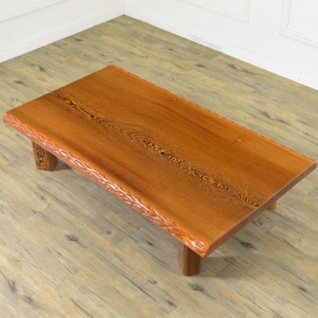 鉄刀木 一枚板 座卓