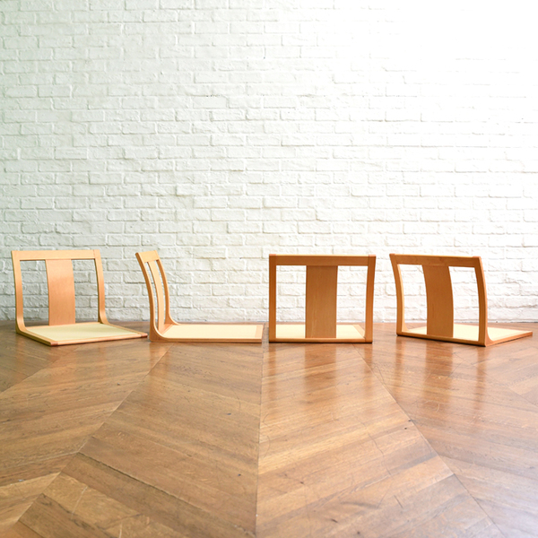 イズヤオンライン | 天童木工 Tendo / Japan 天童木工 座椅子4脚セット