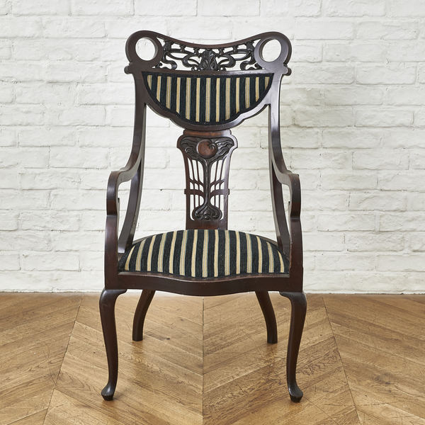 イズヤオンライン アールヌーボー様式 アンティークチェア