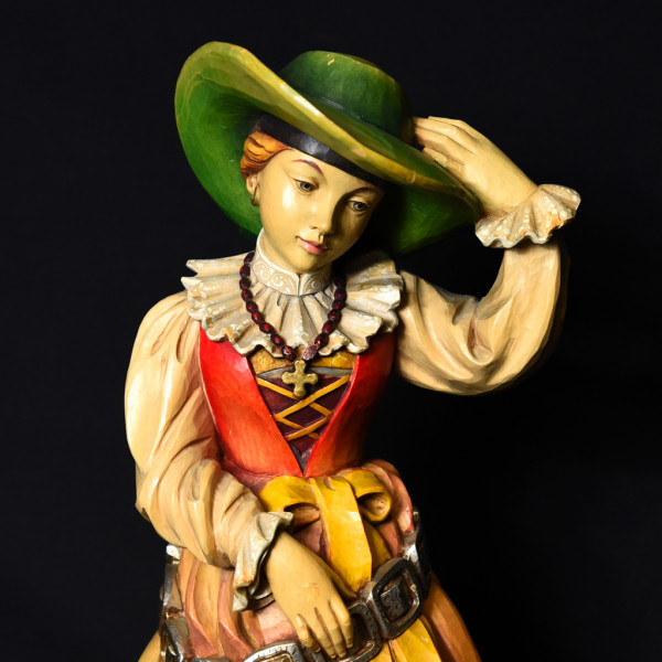 アンリ ANRI 大型 木彫人形