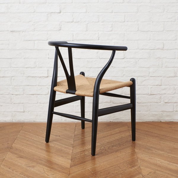 イズヤオンライン カールハンセン サン Carl Hansen Son Yチェア ブラックラッカー 張替済