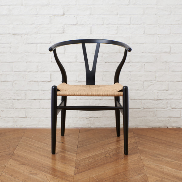 Rocca カールハンセン サン Carl Hansen Son Yチェア ブラックラッカー 張替済