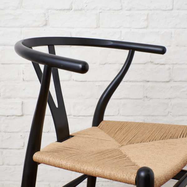 イズヤオンライン カールハンセン サン Carl Hansen Son Yチェア ブラックラッカー 張替済