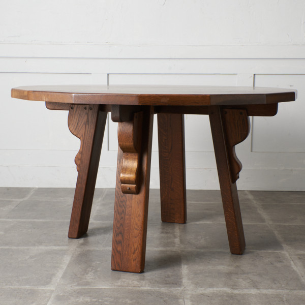 ダッチカントリースタイル 木製 サイドテーブル