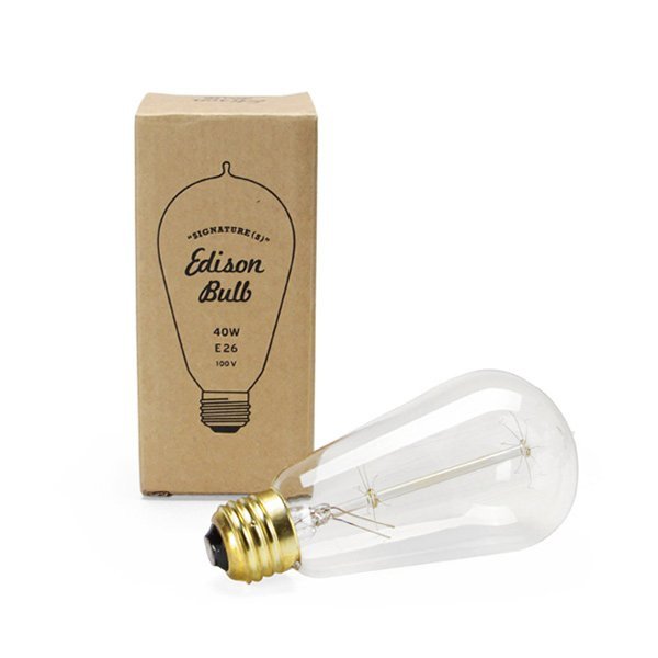 Edison Bulb “Signature” S 40W E26