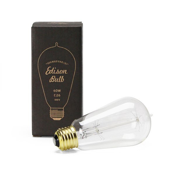 Edison Bulb “Signature” S 60W E26
